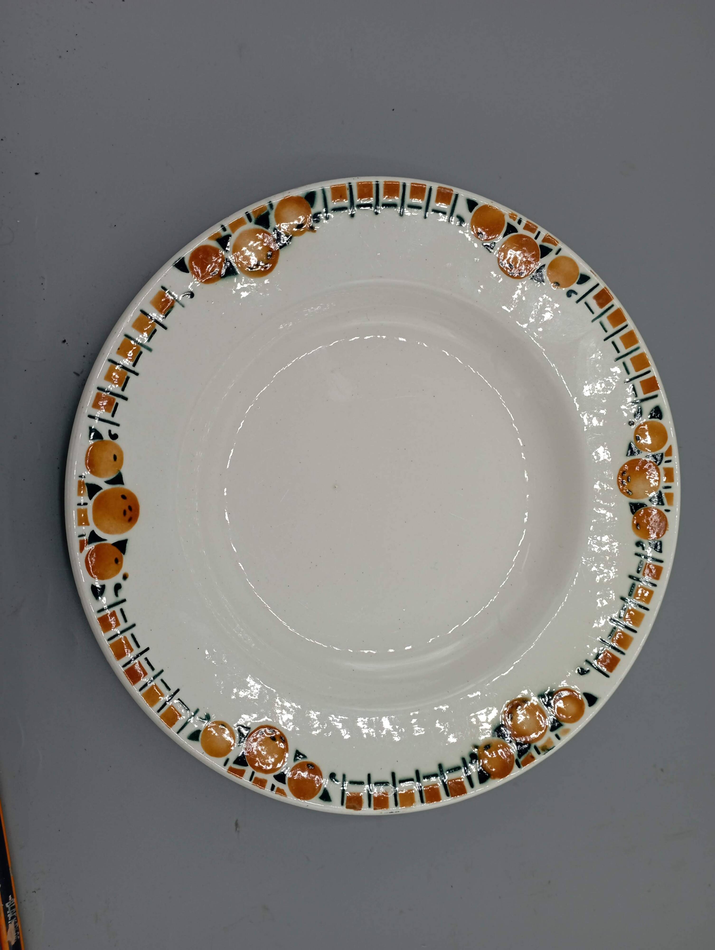 2 deep plates "Cotentin" from Saint-Amand, Céranord