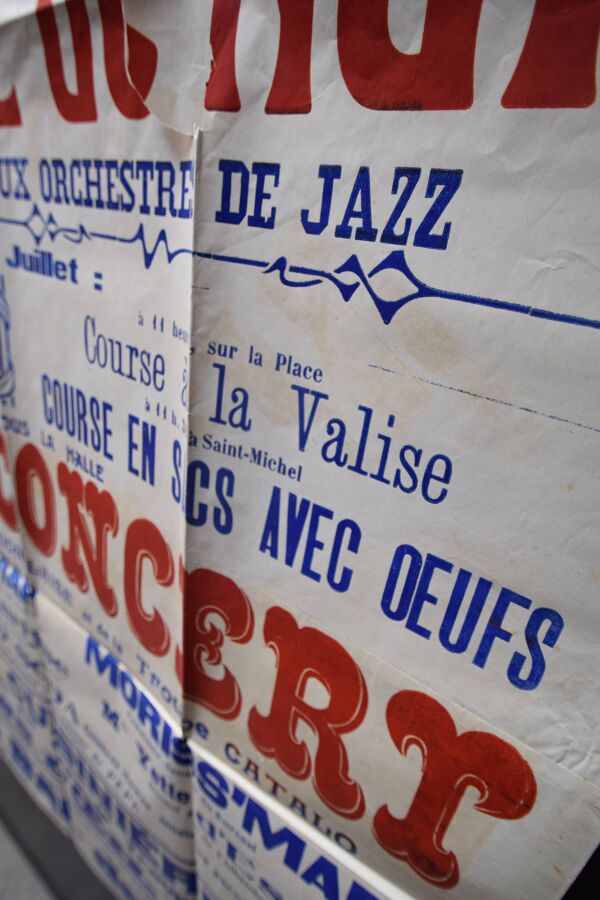 Affiche ''Fêtes de la Saint-Pierre'' ville de Grignols - 1935