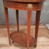 Oval side table