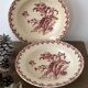 Pair of Gien porcelain plates
