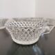 Set of 8 cups/ramekins with diamond cut glass handles