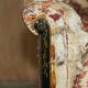 Antique Howard & Sons canapé, Aesthetic Movement, claw and ball feet, chinoiserie fabric.