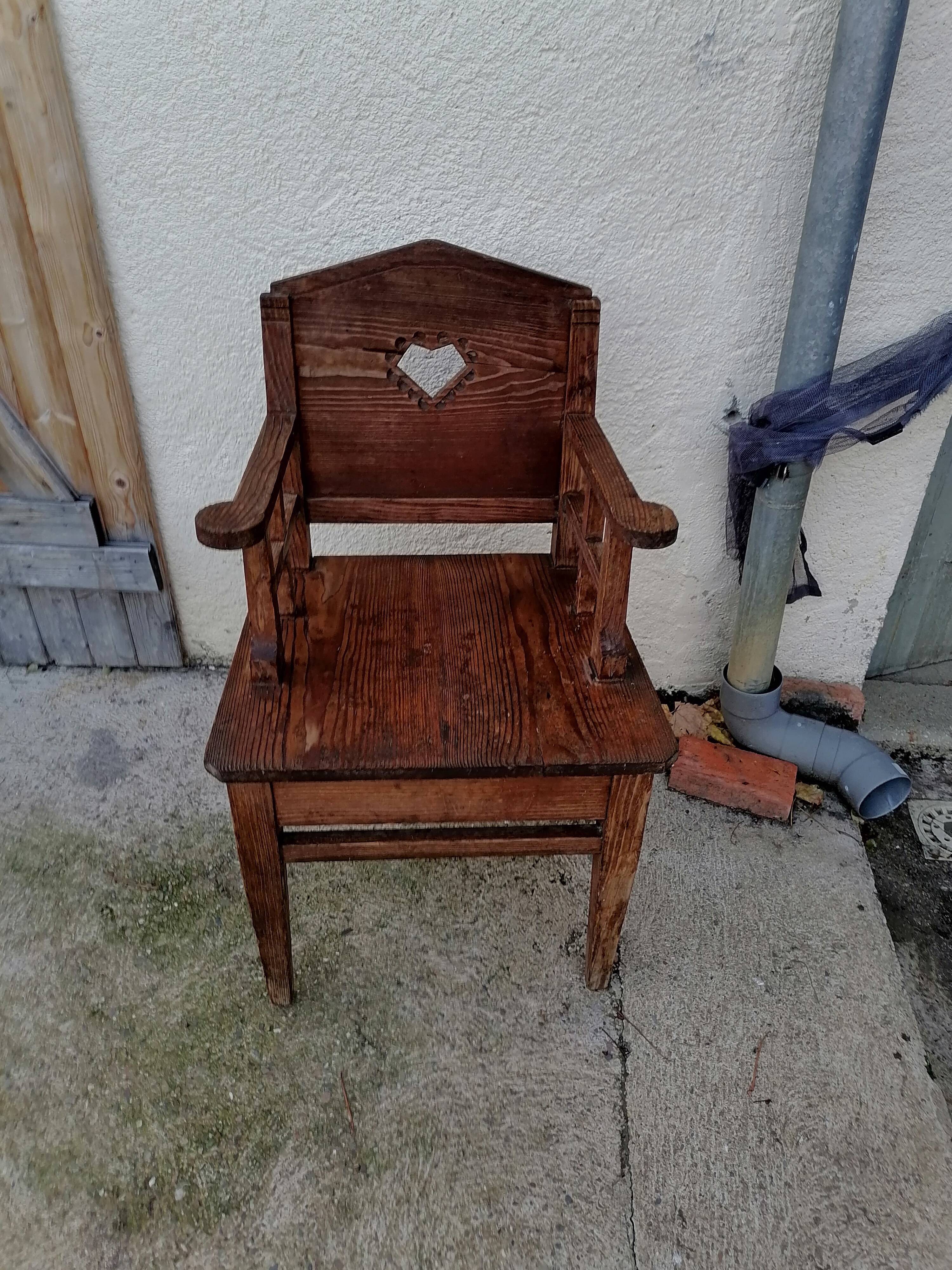 Seat throne oak