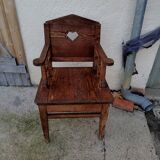 Fauteuil en chêne