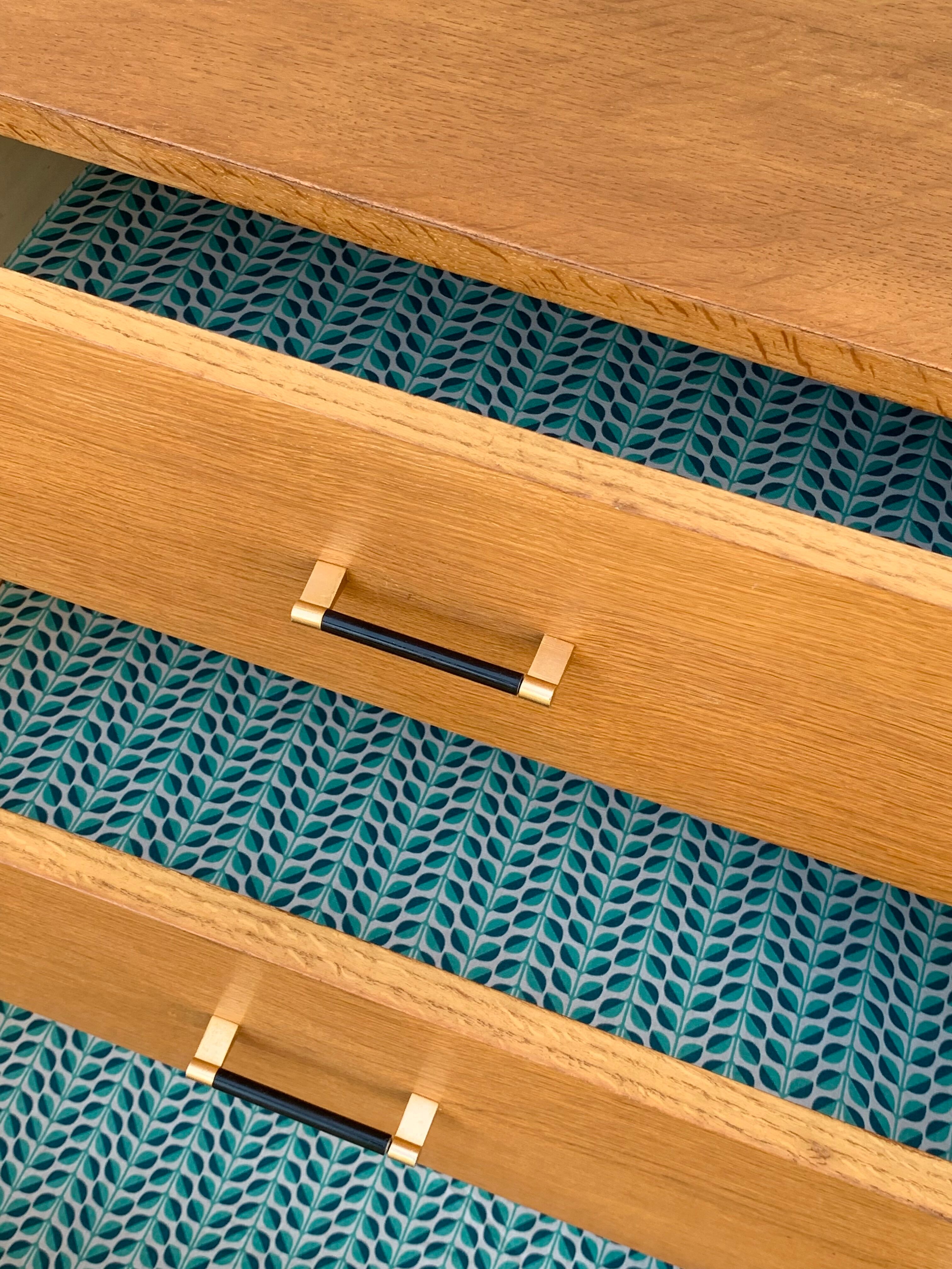 Vintage buffet compass feet 1950