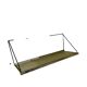 Vintage Wall shelf Pilastro perforated yellow wall unit 1960