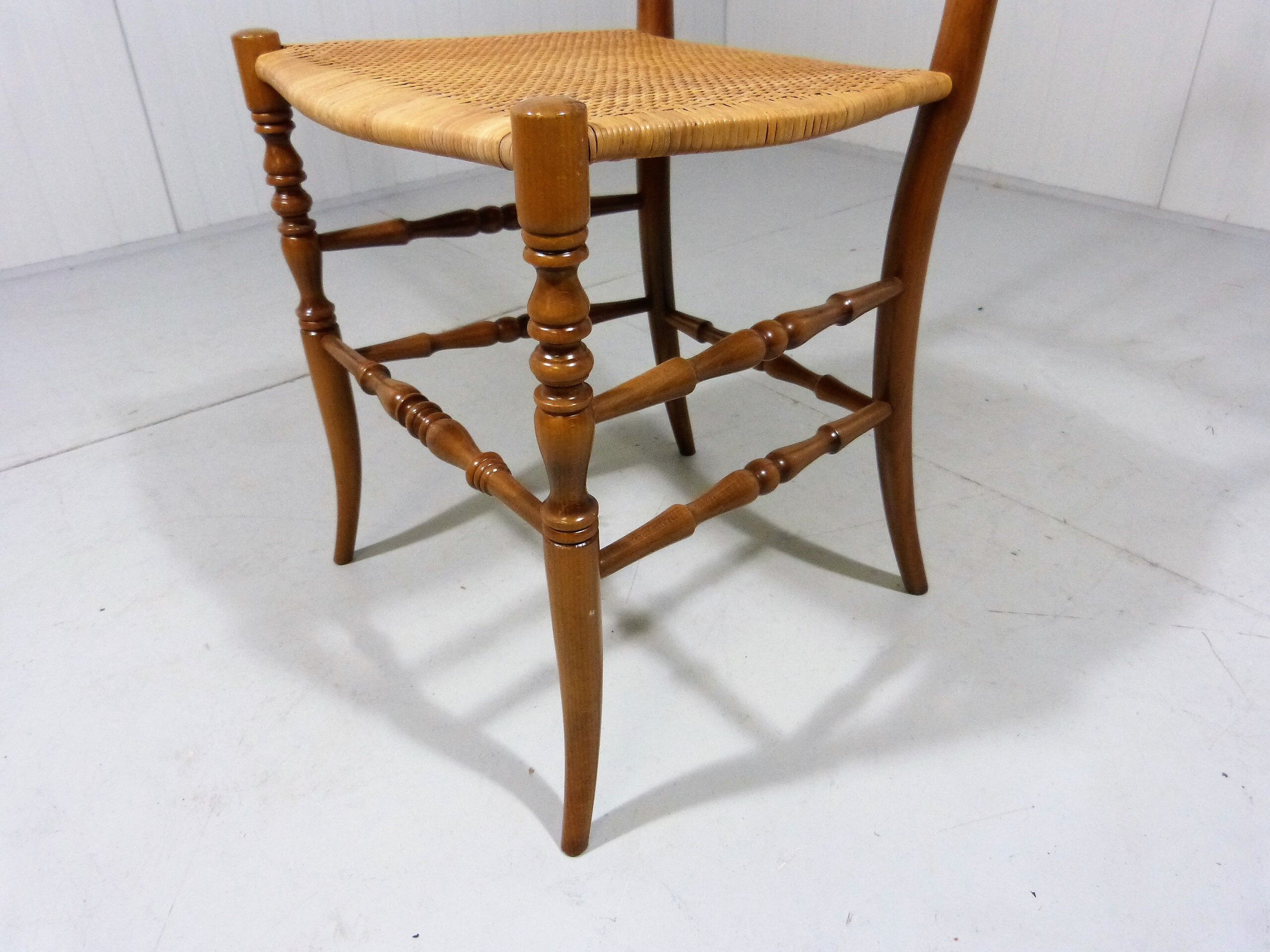 Chiavari wooden & caned chair 1960’s