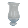 Vase photophore biot de couleur bleu