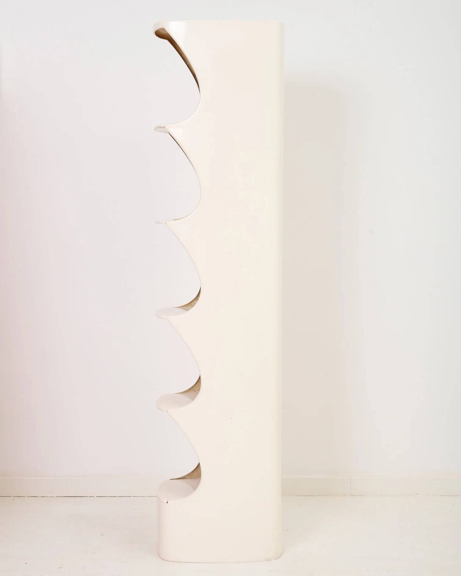 White "Totem" column, Valeric Doubroucinskis, Rodier 1970s
