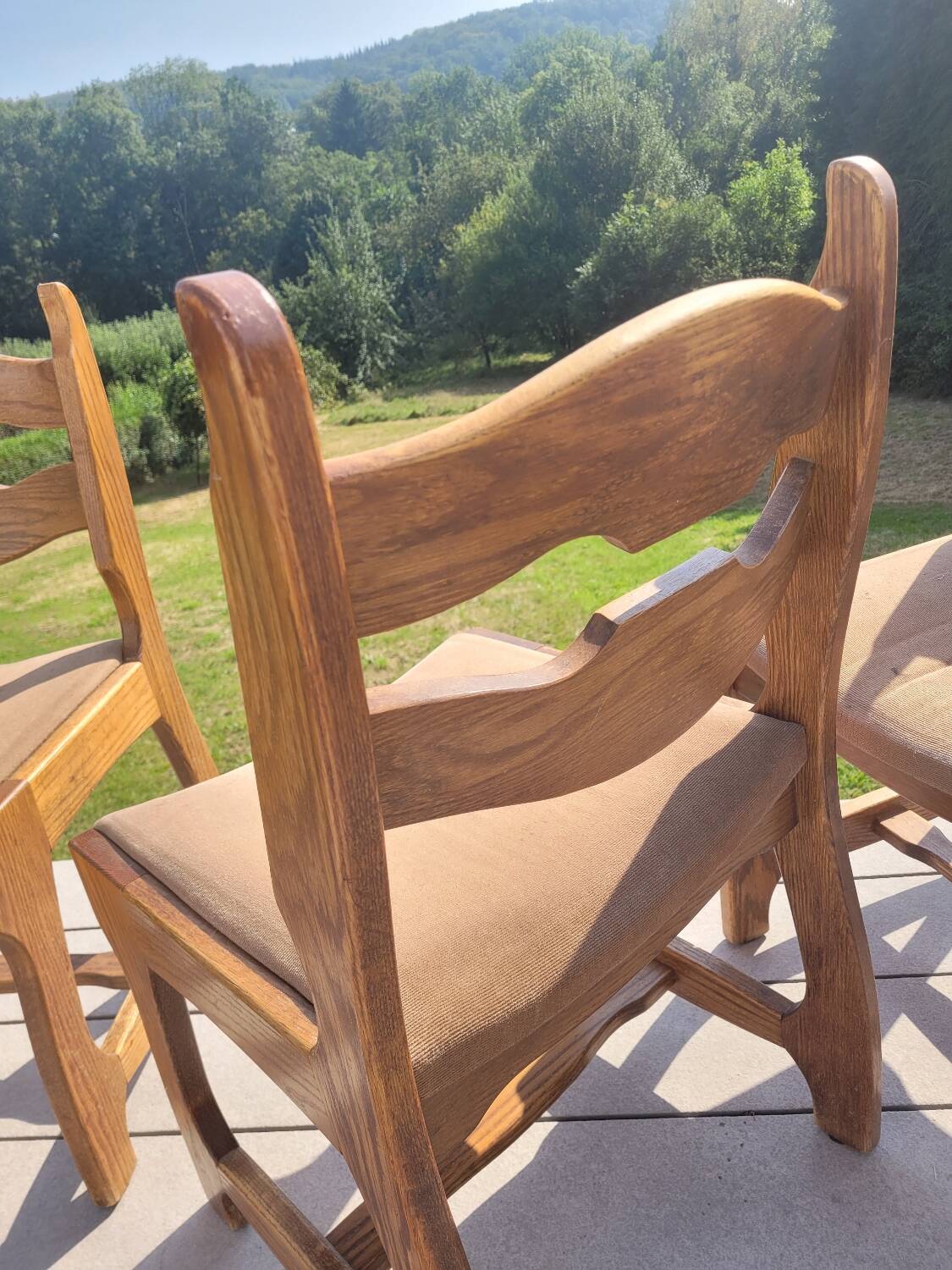 4 Guillerme and Chambron chairs