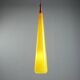 1960s yellow Murano glass pendant light