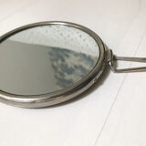 Barber's round hand mirror 13cm
