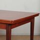 Rectangular extendable dining table in teak, 1970.