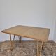 Rattan compass leg dining table, 1950s