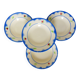 4 vintage Gien soup plates 210754