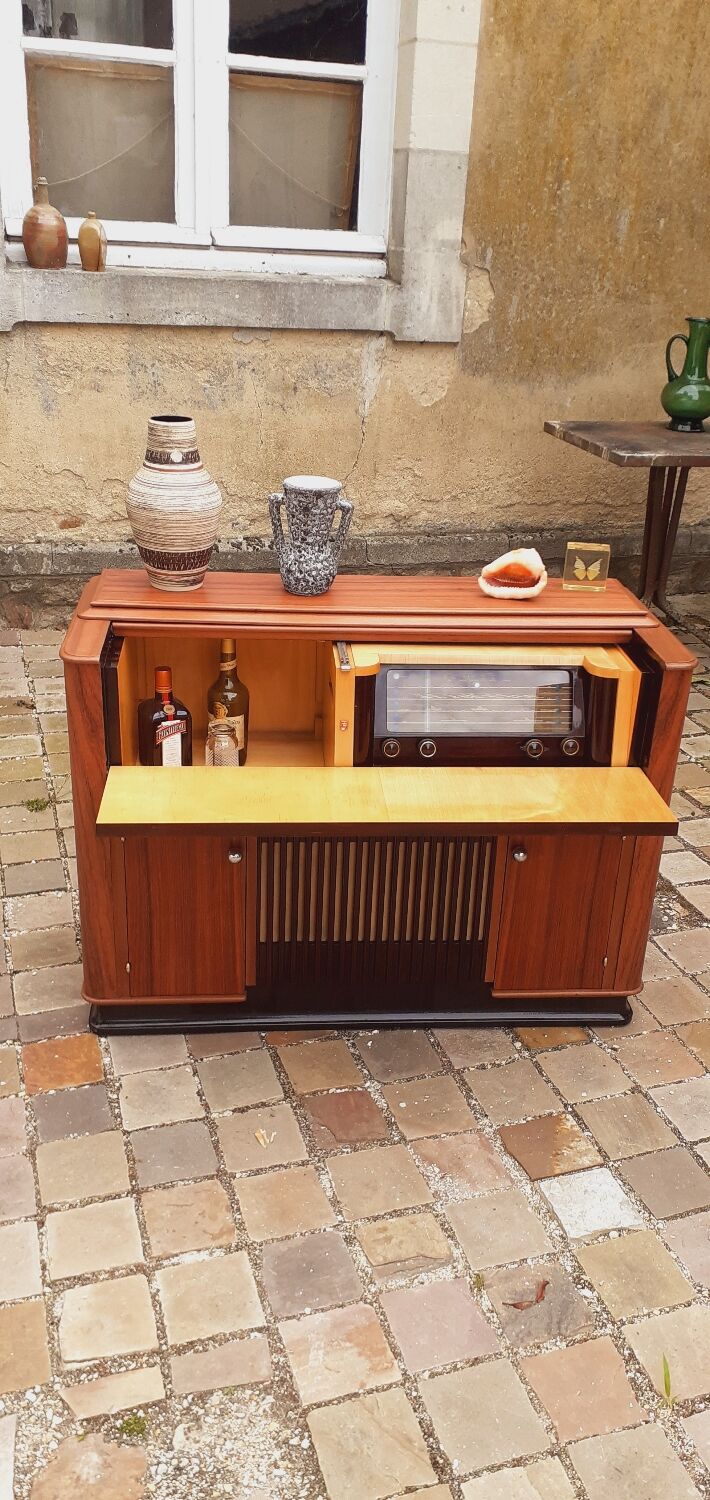 Art Deco Bar Furniture 1950 rosewood and mahogany