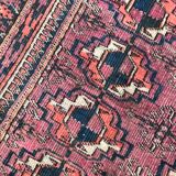 Tapis ancien Afghan Boukhara fait main 78X120 CM