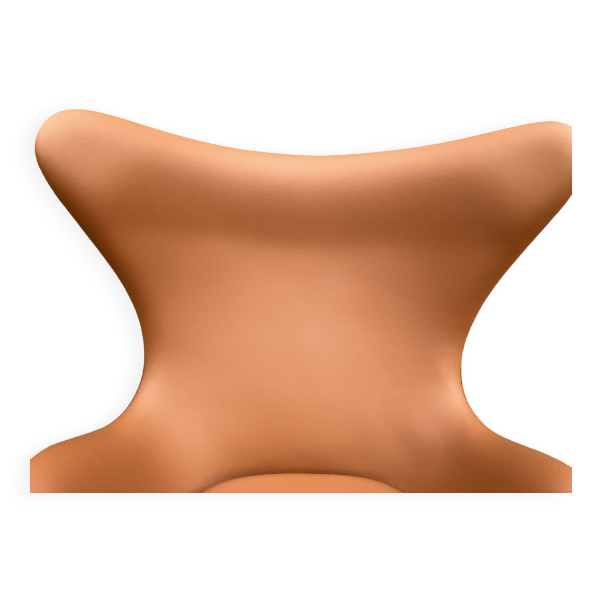 Fritz Hansen Egg chair by Arne Jacobsen in Cognac leather, NEW condition!