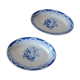 Deux raviers bleus "Odette" Digoin Sarreguemines
