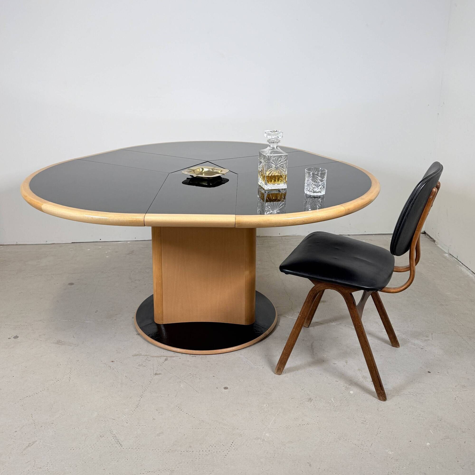 Skovby DC06B - Custom Piano Black & Beech - Japandi / Postmodern