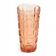 Envelope vase, modernism, pink glass, Ząbkowice, Poland, 1970s