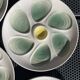 5 oyster plates from Salins earthenware