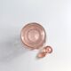 Vintage pink glass bottle