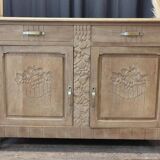 Buffet bas chêne massif