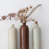 Enamelled stoneware bottle pont des vernes