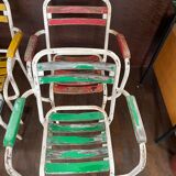 Set of 4 garden armchairs by Xavier Pauchard from the 50