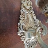 Golden wall lamp
