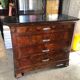 Commode ancienne avec plateau marbre noir