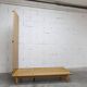 Scandinavian 3-door wardrobe in blond teak