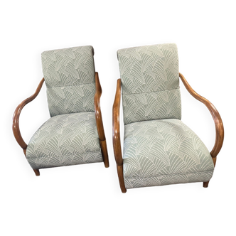 Pair of Art Deco armchairs