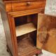 Antique small cabinet French hall cupboard walnut