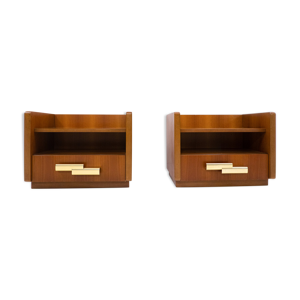 Paire tables chevet - tiroirs