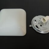Plafonier carré en opaline