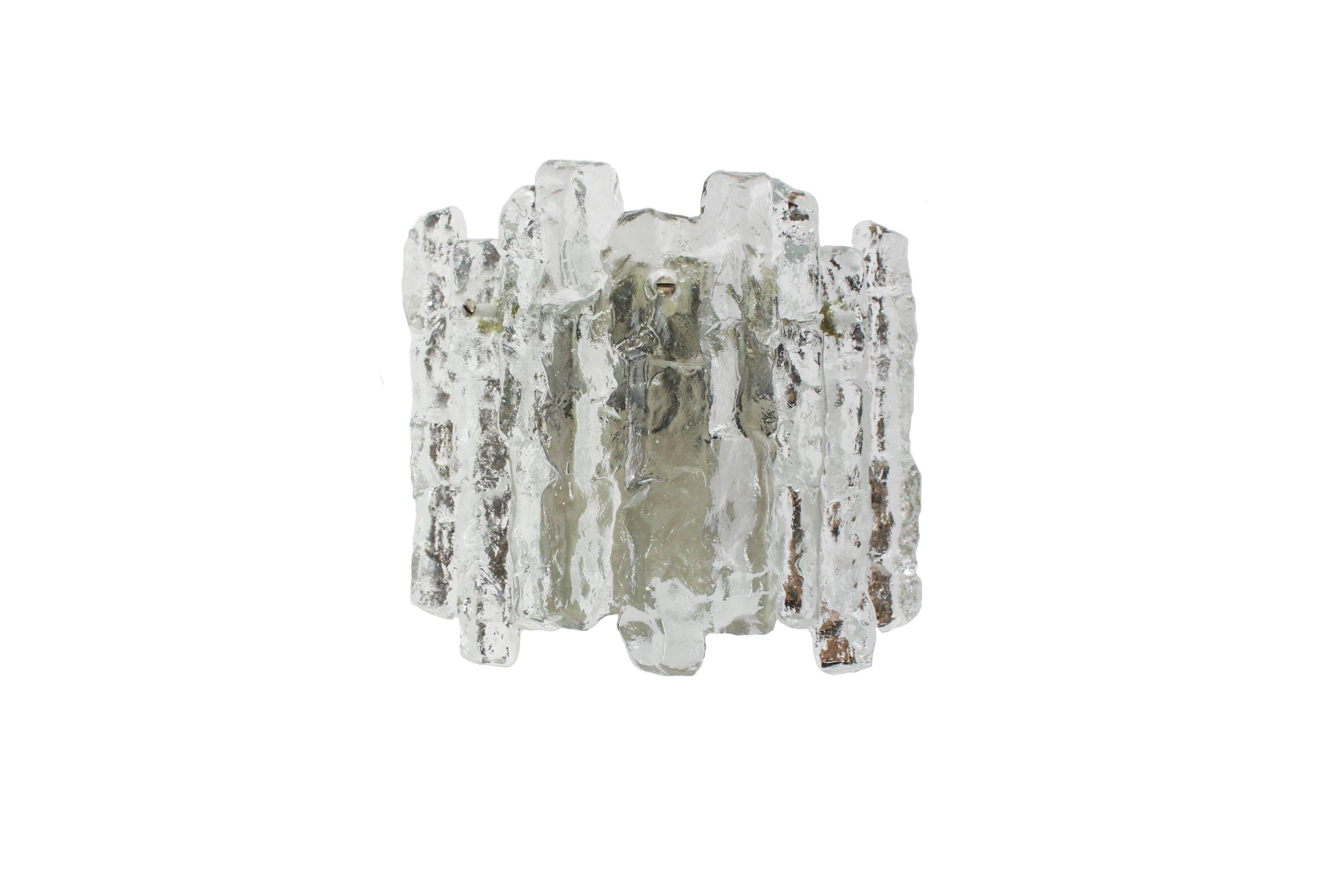 Pair of wall sconces Kalmar, Austria, 1960s