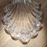 Art deco shell crystal jewelry box