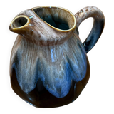Glazed stoneware jug with spout – Decorative ceramics, France, 1970s