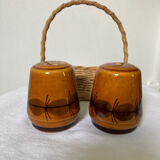 Salt and pepper shaker set