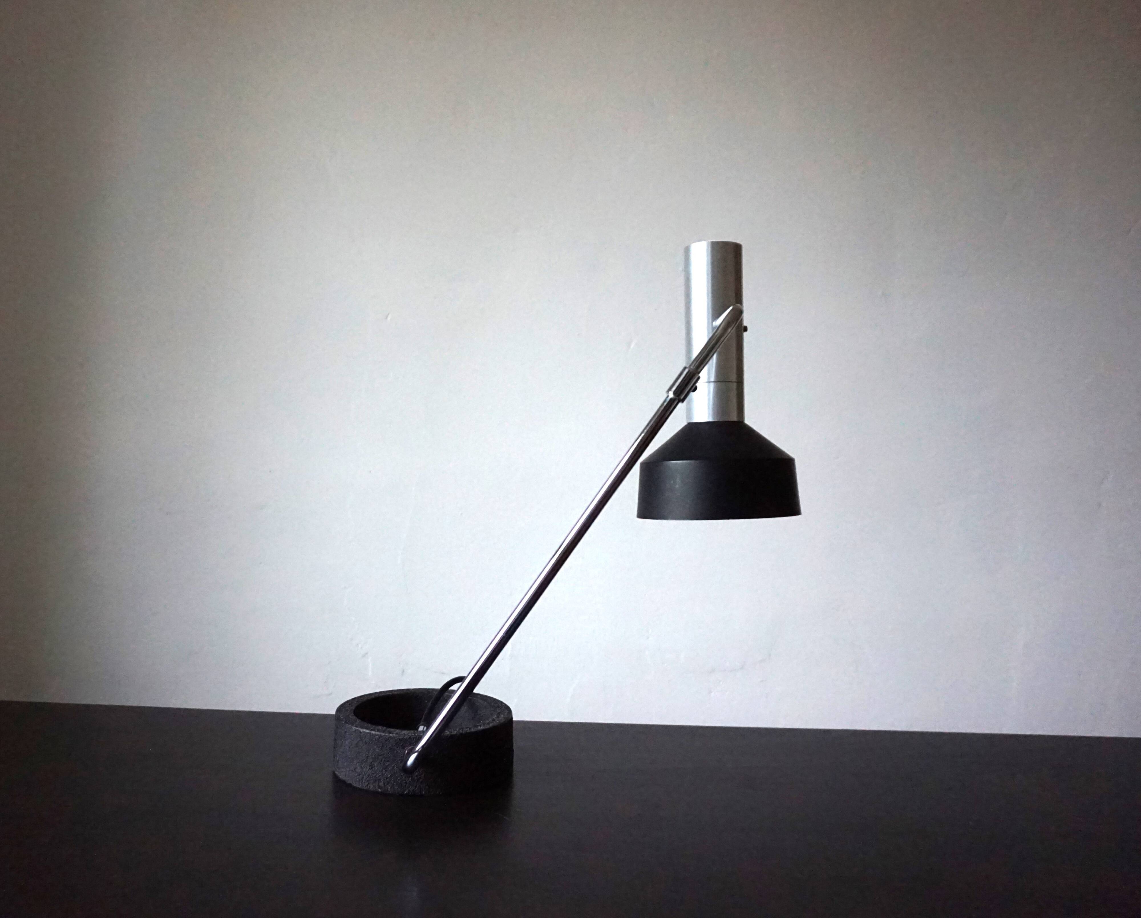 Baltensweiler Minilux table lamp by Rosemarie and Rico Baltensweiler, 1960