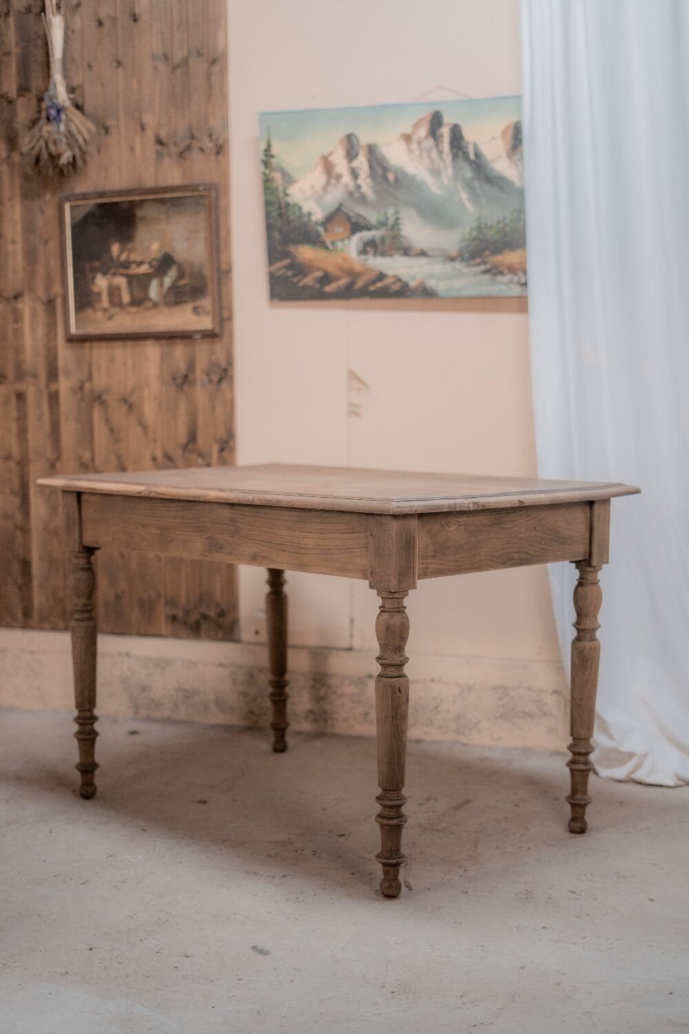 Renovated antique table