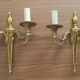 Pair of Louis XVI wall sconces in gilded bronze – Maison Lucien Gau