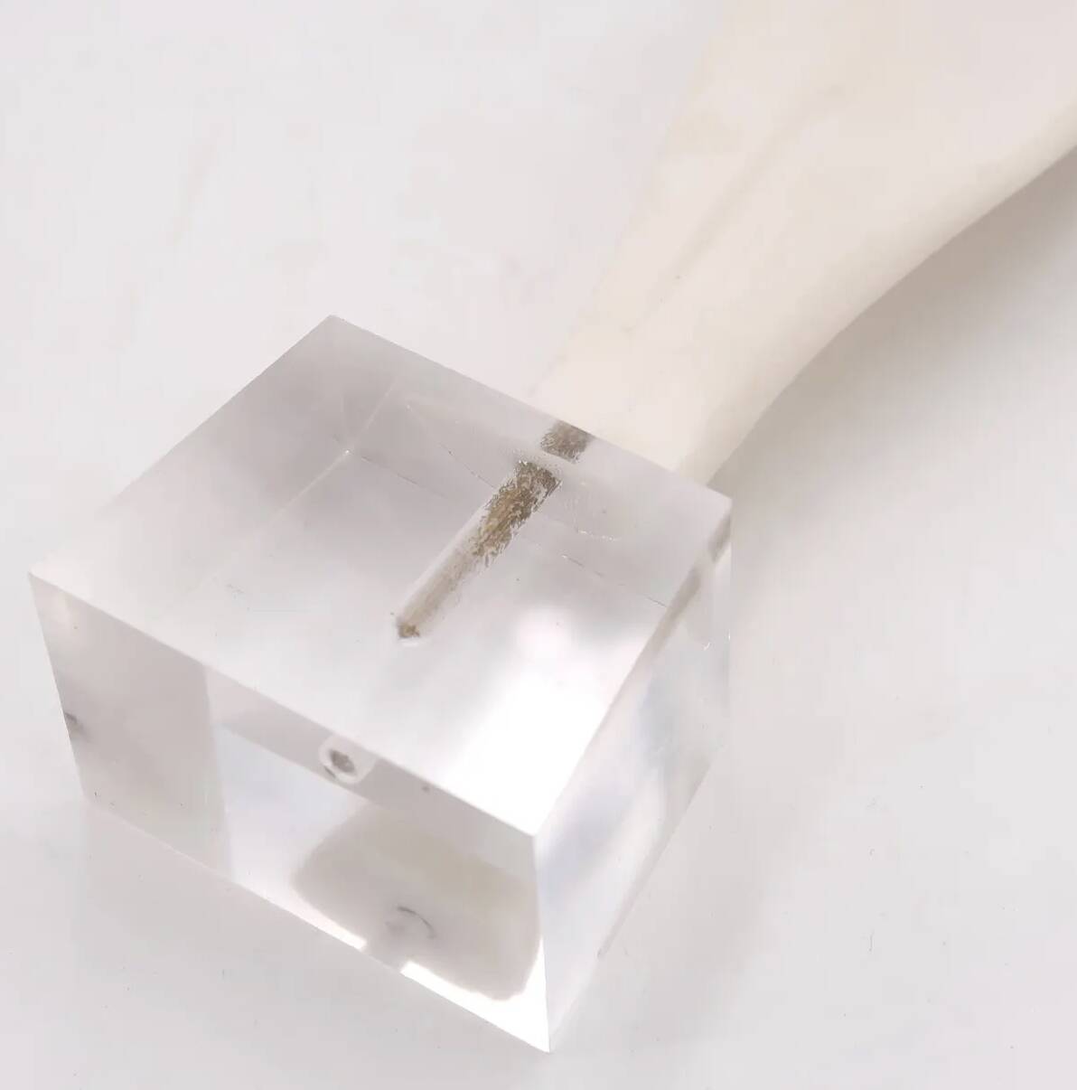 Greek Cycladic idol sculpture on base, 1970s