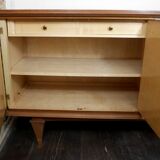 mahogany and black arbus sideboard