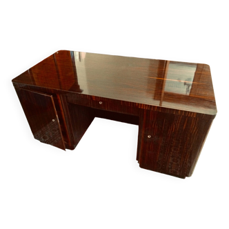 Bureau Art Deco en ébène de Macassar