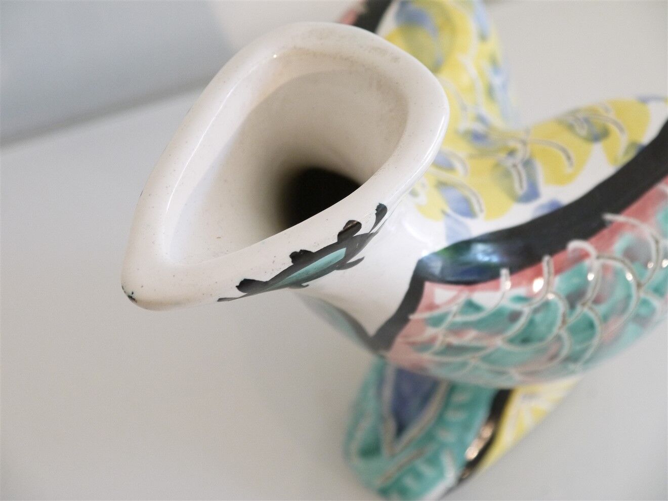 Zoomorphic vase in ceramic by Jacques Sagan, Vallauris 1960
