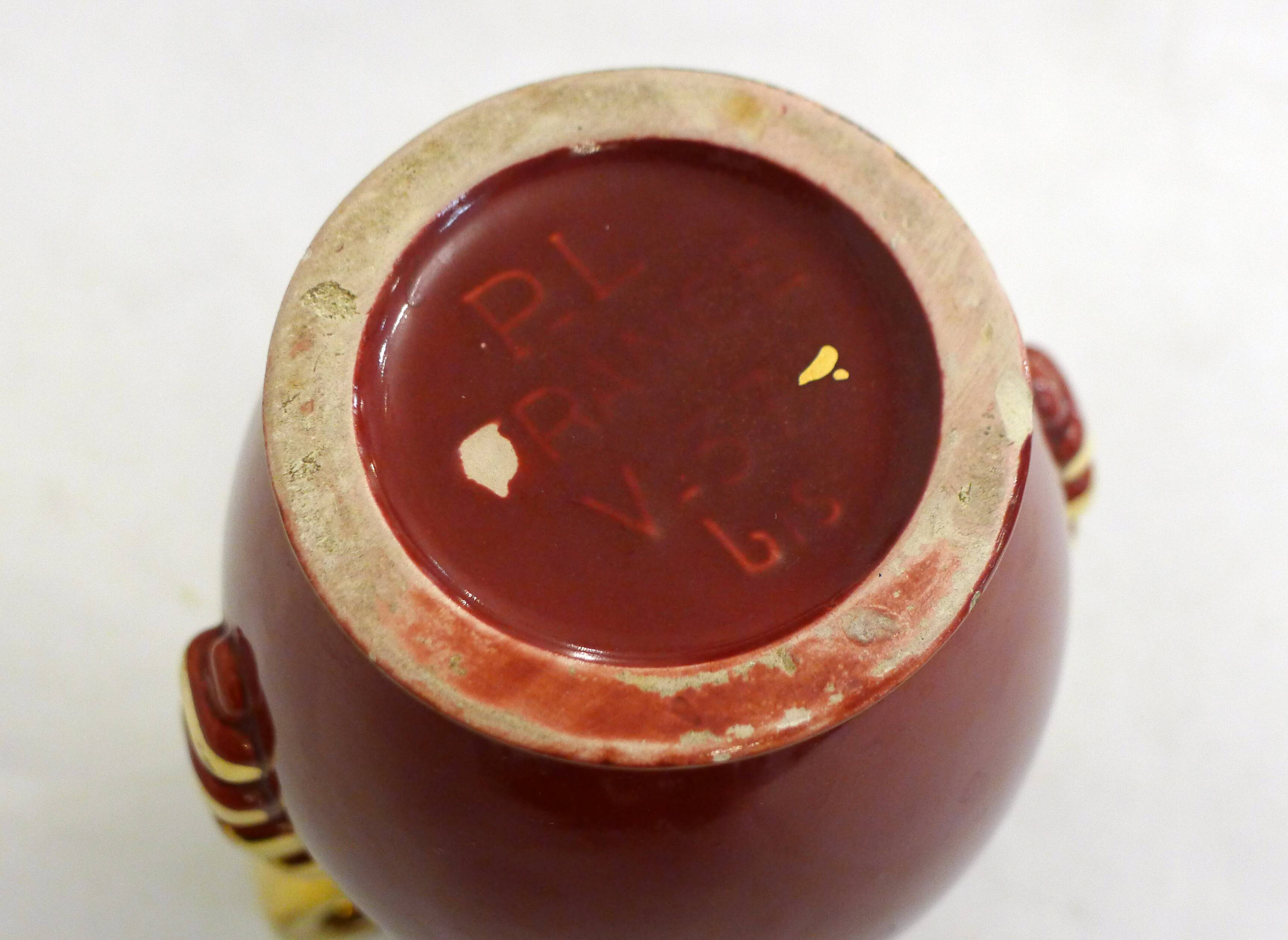 Art Deco amphora vase by Poet-Laval