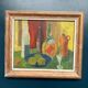 Original Swedish Oil on Panel – “Nature Morte” by Svän Grandin – Signed – Vintage & Framed